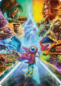 Start Your Engines! Art Card (Gold-Stamped Signature) - Art Series: Aetherdrift (AADFT) #5 - Special Magic: The Gathering Trading Card