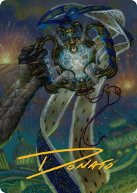 The Aetherspark Art Card (Gold-Stamped Signature) - Art Series: Aetherdrift (AADFT) #29 - Special Magic: The Gathering Trading Card