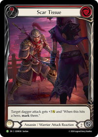 Scar Tissue (Red) - GEM Pack 1 (GEM) #GEM030 - Promo Flesh and Blood Trading Card
