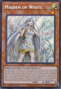 Maiden of White (Secret Rare) - Structure Deck: Blue-Eyes White Destiny (SDWD) #SDWD-EN041 - Secret Rare YuGiOh Trading Card