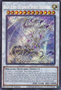 Blue-Eyes Ultimate Spirit Dragon (Secret Rare) - Structure Deck: Blue-Eyes White Destiny (SDWD) #SDWD-EN043 - Secret Rare YuGiOh Trading Card