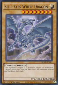 Blue-Eyes White Dragon (SDWD-EN003) - Structure Deck: Blue-Eyes White Destiny (SDWD) #SDWD-EN003 - Common / Short Print YuGiOh Trading Card