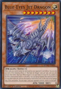 Blue-Eyes Jet Dragon - Structure Deck: Blue-Eyes White Destiny (SDWD) #SDWD-EN006 - Common / Short Print YuGiOh Trading Card