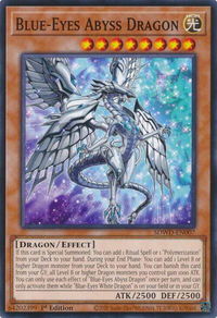 Blue-Eyes Abyss Dragon - Structure Deck: Blue-Eyes White Destiny (SDWD) #SDWD-EN007 - Common / Short Print YuGiOh Trading Card