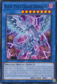 Blue-Eyes Chaos Dragon - Structure Deck: Blue-Eyes White Destiny (SDWD) #SDWD-EN010 - Common / Short Print YuGiOh Trading Card