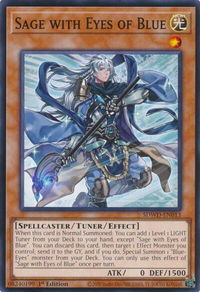 Sage with Eyes of Blue - Structure Deck: Blue-Eyes White Destiny (SDWD) #SDWD-EN013 - Common / Short Print YuGiOh Trading Card