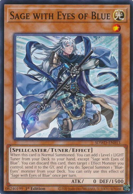 Sage with Eyes of Blue - Structure Deck: Blue-Eyes White Destiny YuGiOh trading card