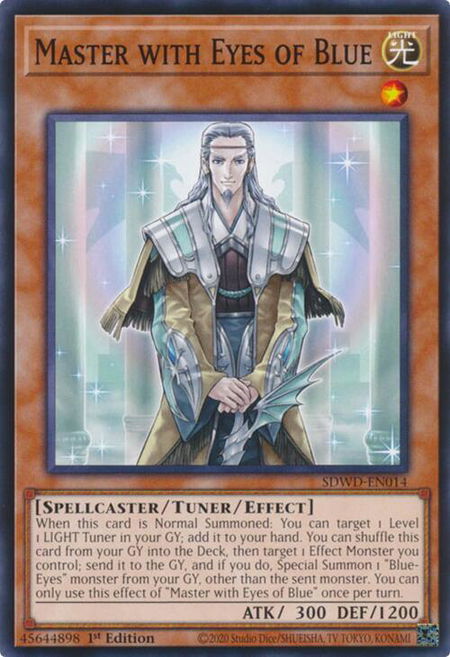 Master with Eyes of Blue - Structure Deck: Blue-Eyes White Destiny YuGiOh trading card