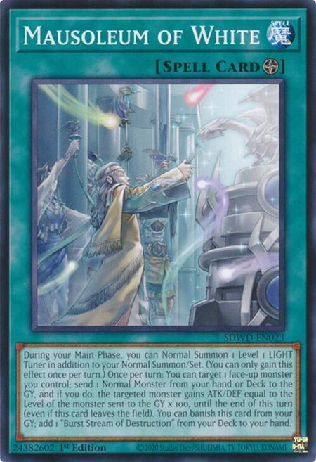 Mausoleum of White - Structure Deck: Blue-Eyes White Destiny YuGiOh trading card