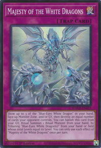 Majesty of the White Dragons - Structure Deck: Blue-Eyes White Destiny (SDWD) #SDWD-EN027 - Super Rare YuGiOh Trading Card