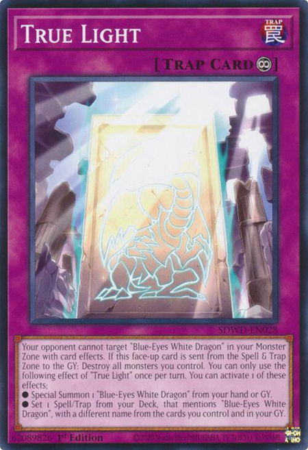 True Light - Structure Deck: Blue-Eyes White Destiny YuGiOh trading card