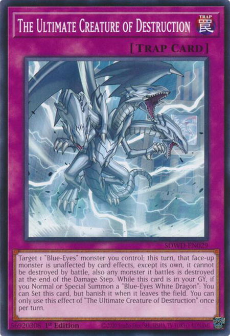 The Ultimate Creature of Destruction - Structure Deck: Blue-Eyes White Destiny YuGiOh trading card