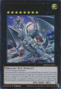 Indigo-Eyes Silver Dragon - Structure Deck: Blue-Eyes White Destiny (SDWD) #SDWD-EN032 - Ultra Rare YuGiOh Trading Card