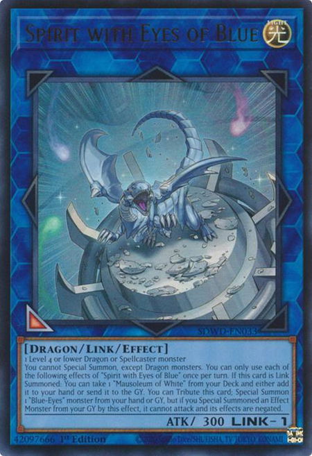 Spirit with Eyes of Blue - Structure Deck: Blue-Eyes White Destiny YuGiOh trading card