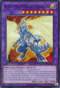 Blue-Eyes Tyrant Dragon - Structure Deck: Blue-Eyes White Destiny (SDWD) #SDWD-EN037 - Common / Short Print YuGiOh Trading Card