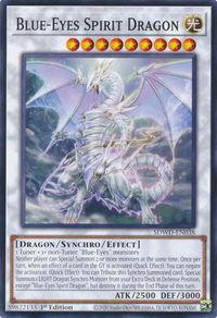 Blue-Eyes Spirit Dragon - Structure Deck: Blue-Eyes White Destiny (SDWD) #SDWD-EN038 - Common / Short Print YuGiOh Trading Card