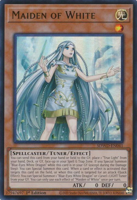 Maiden of White - Structure Deck: Blue-Eyes White Destiny YuGiOh trading card