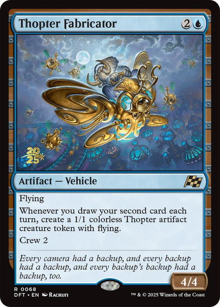 Thopter Fabricator - Prerelease Cards Magic: The Gathering trading card
