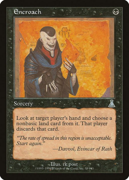 Encroach - Urza's Destiny Magic: The Gathering trading card