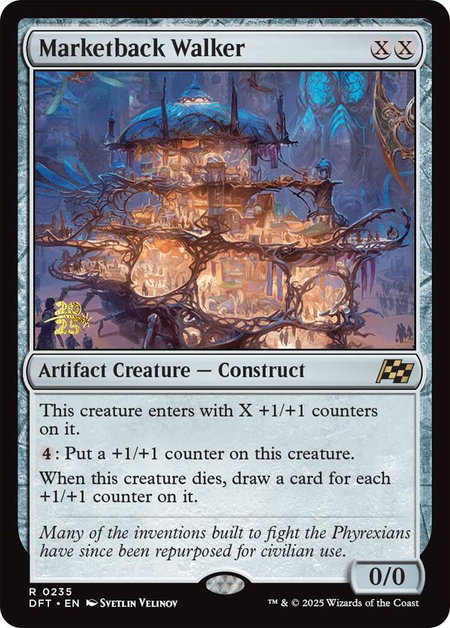 Marketback Walker - Prerelease Cards Magic: The Gathering trading card
