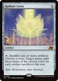 Radiant Lotus - Prerelease Cards (PRE) #240s - Mythic Rare Magic: The Gathering Trading Card