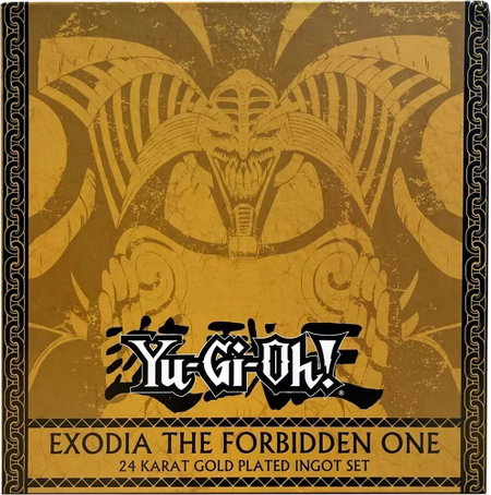 24k Gold Plated Ingot Set - Exodia The Forbidden One (Limited Edition) - Miscellaneous Promotional Cards YuGiOh trading card
