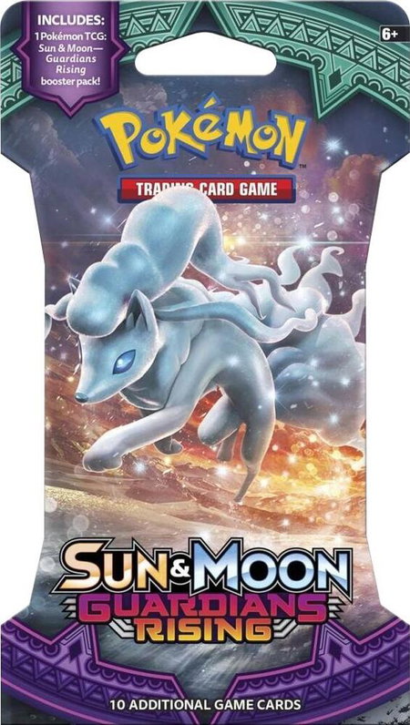 Guardians Rising Sleeved Booster Pack trading card from SM - Guardians Rising Guardians Rising Sleeved Booster Pack - SM - Guardians Rising Pokémon trading card