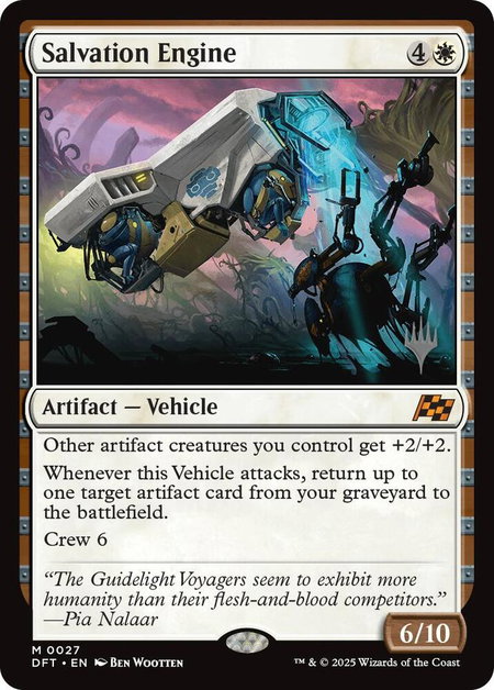 Salvation Engine - Promo Pack: Aetherdrift Magic: The Gathering trading card