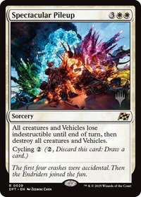 Spectacular Pileup - Promo Pack: Aetherdrift (PPDFT) #29 - Rare Magic: The Gathering Trading Card