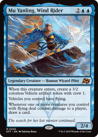 Mu Yanling, Wind Rider - Promo Pack: Aetherdrift (PPDFT) #52 - Mythic Magic: The Gathering Trading Card
