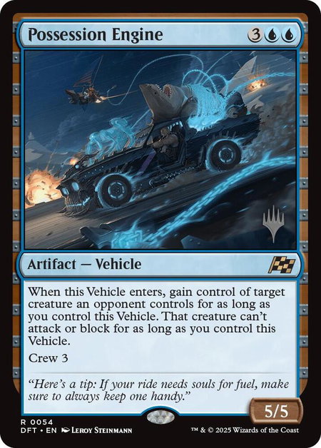 Possession Engine trading card from Promo Pack: Aetherdrift Possession Engine - Promo Pack: Aetherdrift Magic: The Gathering trading card