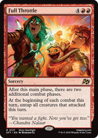 Full Throttle - Promo Pack: Aetherdrift (PPDFT) #127 - Rare Magic: The Gathering Trading Card