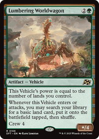 Lumbering Worldwagon - Promo Pack: Aetherdrift (PPDFT) #168 - Rare Magic: The Gathering Trading Card