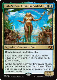 Sab-Sunen, Luxa Embodied - Promo Pack: Aetherdrift (PPDFT) #221 - Mythic Magic: The Gathering Trading Card