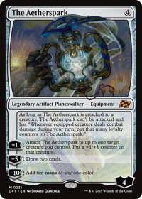 The Aetherspark - Promo Pack: Aetherdrift (PPDFT) #231 - Mythic Magic: The Gathering Trading Card