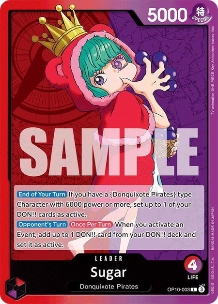Sugar (003) - Royal Blood One Piece trading card