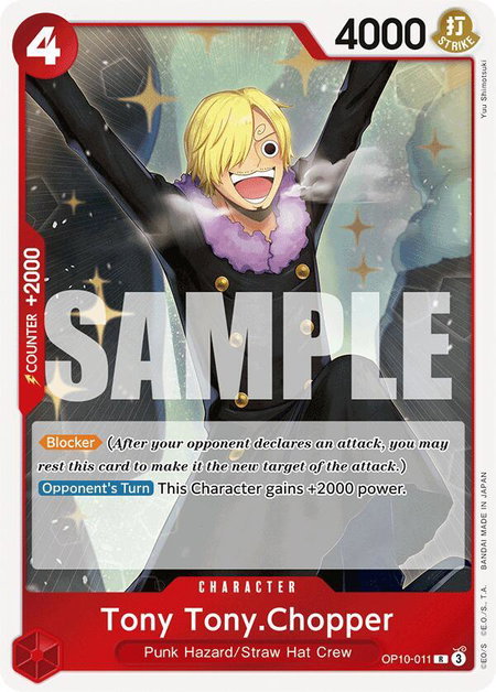 Tony Tony.Chopper (011) - Royal Blood One Piece trading card