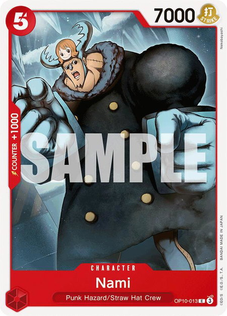 Nami (013) trading card from Royal Blood Nami (013) - Royal Blood One Piece trading card
