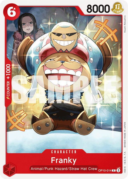 Franky (014) - Royal Blood One Piece trading card