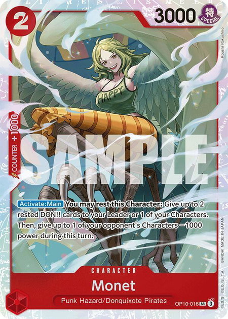 Monet - Royal Blood One Piece trading card