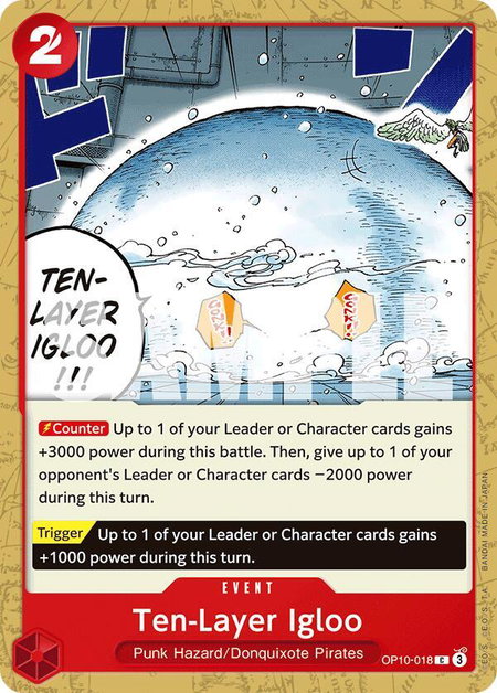Ten-Layer Igloo - Royal Blood One Piece trading card