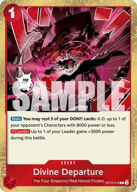 Divine Departure - Royal Blood One Piece trading card