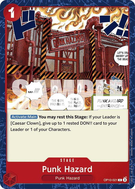 Punk Hazard - Royal Blood One Piece trading card