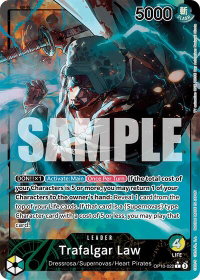 Trafalgar Law (022) (Parallel) - Royal Blood (OP10) #OP10-022 - Leader One Piece Trading Card