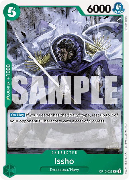 Issho - Royal Blood One Piece trading card