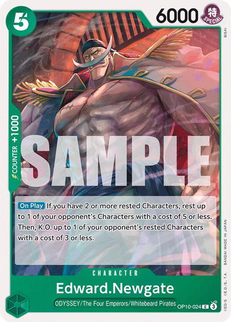 Edward.Newgate - Royal Blood One Piece trading card