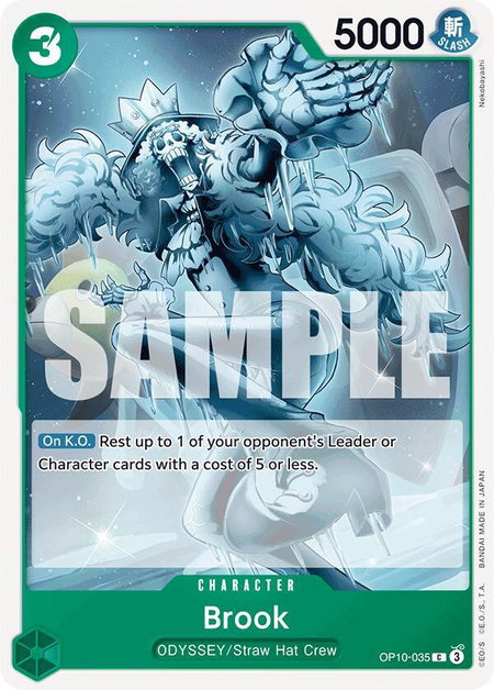 Brook (035) - Royal Blood One Piece trading card