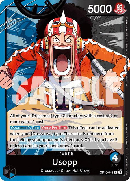 Usopp (042) - Royal Blood One Piece trading card