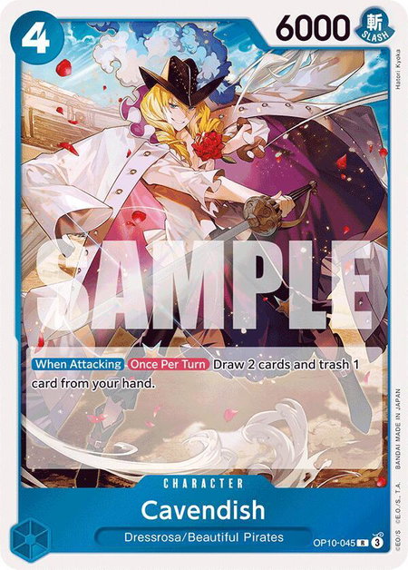 Cavendish (045) - Royal Blood One Piece trading card