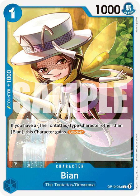 Bian - Royal Blood One Piece trading card